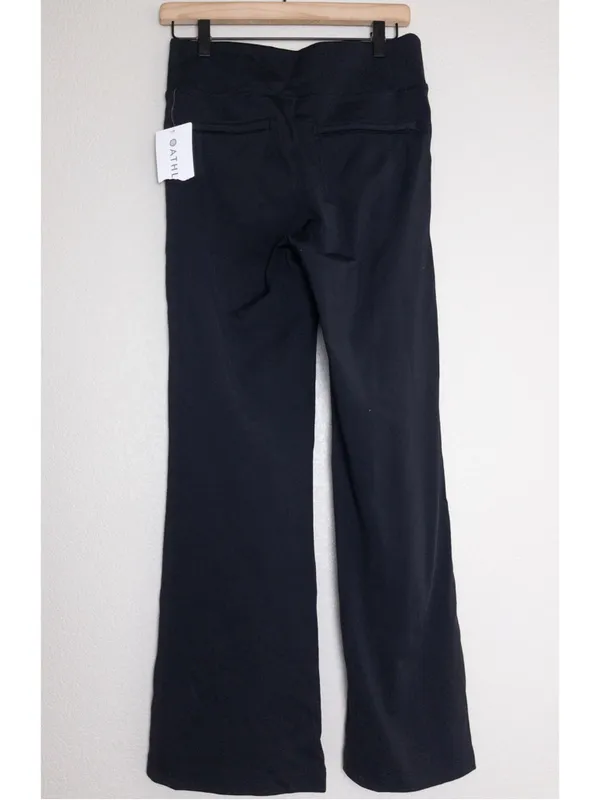 NWT Athleta Delancey Skyline Ankle Flare Pant M Black Stretch Tailored - Image 9