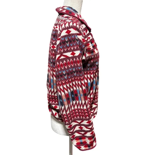 Patagonia Synchilla Snap T Pullover -Kuta Klash “Dark Currant” Aztec Tribal (S) - Image 4