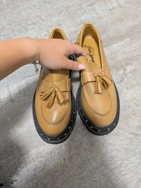 Free People Teagan Tassel Loafers Size 6.5 - Image 3
