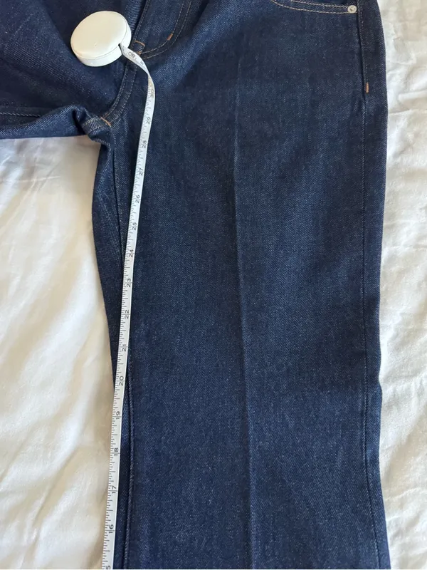 Madewell Women’s The Vintage Flare Jean NWT US 26 Petite Dark Wash Cotton - Image 9