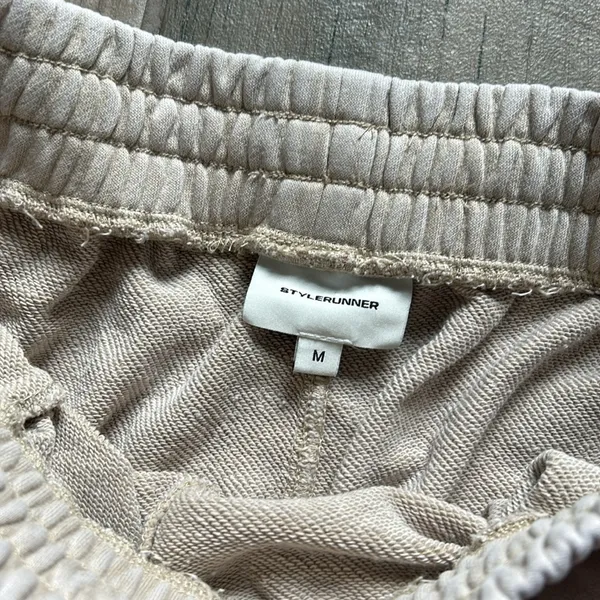 Style runner sweatpants Tan Size M - Image 4