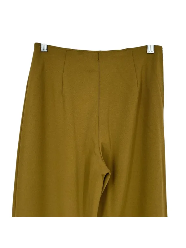 Missoni Vintage 80s Pull-On Pants Olive Green Size 44 IT Size 8 Quiet Luxury - Image 5