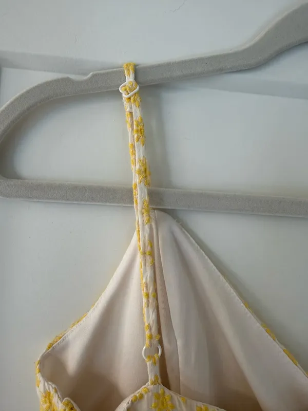 Miami Yellow flower dress - Image 6
