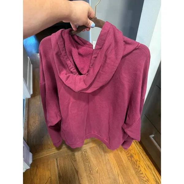 Alo Yoga Accolade Hoodie burgundy women's XL - Image 4