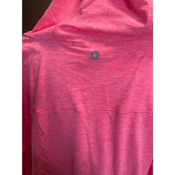 90 Degree by Reflex‎ Pink Half Zip Pullover Hoodie Size Large NWT - Image 5