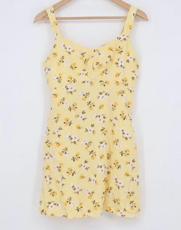 Old navy yellow floral dress - Image 6