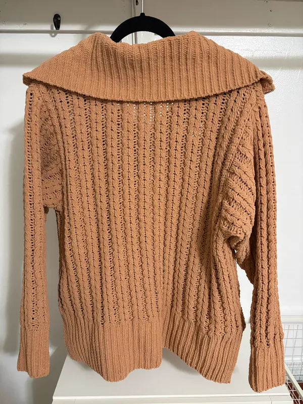 Aerie Cable Car Sweater Quarter-Zip - Image 3