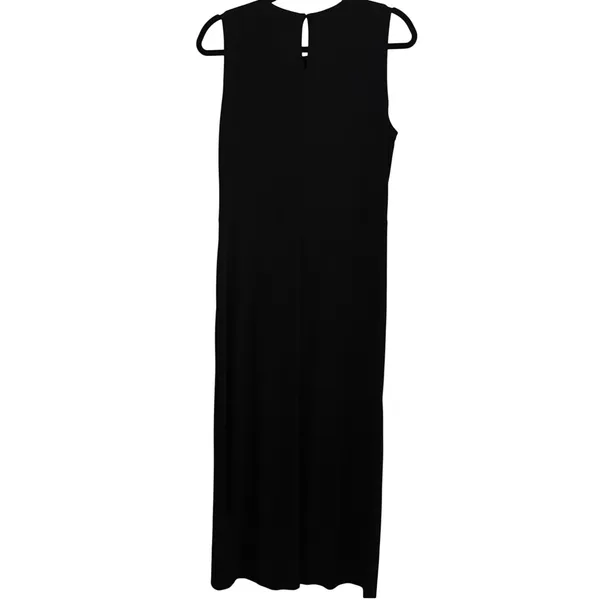 Lauren Ralph Lauren Black Sleeveless‎ Draped Maxi Dress Size 14 Gown - Image 7