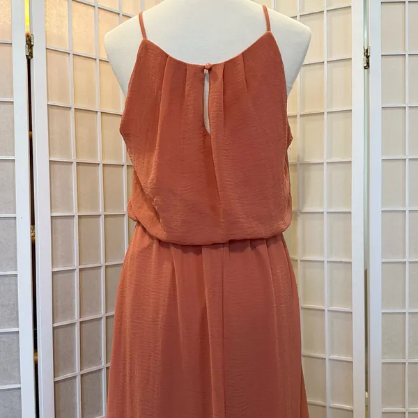 Burnt Orange Maxi Dress, size M Size M - Image 4
