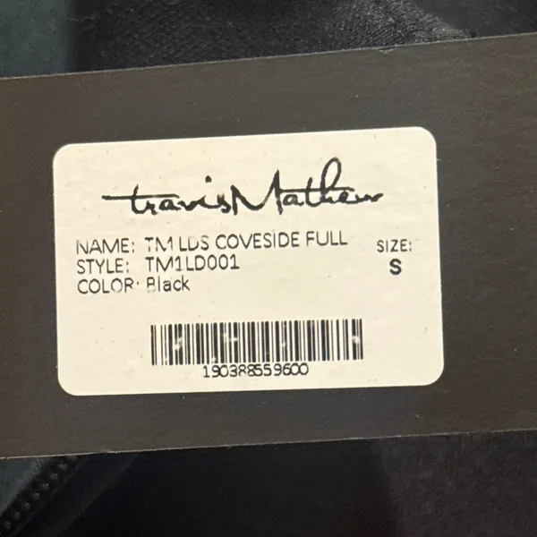 TravisMathew‎ Coveside Jacket Women Small Black NEW TM1LD001 VEG Patch Full Zip - Image 6