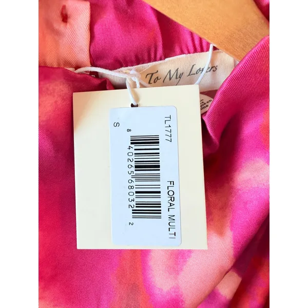 NWT To My‎ Lovers Floral Midi Dress Womens Pink Multi S - Image 3