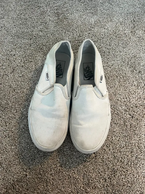 Vans White Size Women 7.5 - Image 2