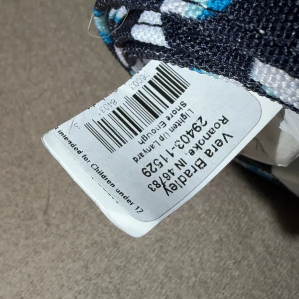 Vera Bradley Lighten Up Lanyard Shore Enough Blue Navy White 29403-11529 NWT - Image 2