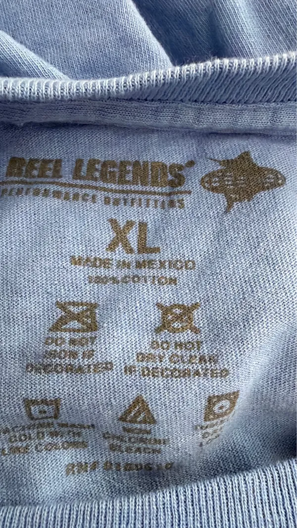 Reel Legends Men’s Short-Sleeve T-Shirt — Light Blue - Image 5
