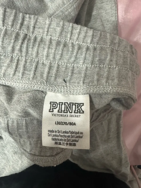 PINK grey joggers Gray Size L - Image 3
