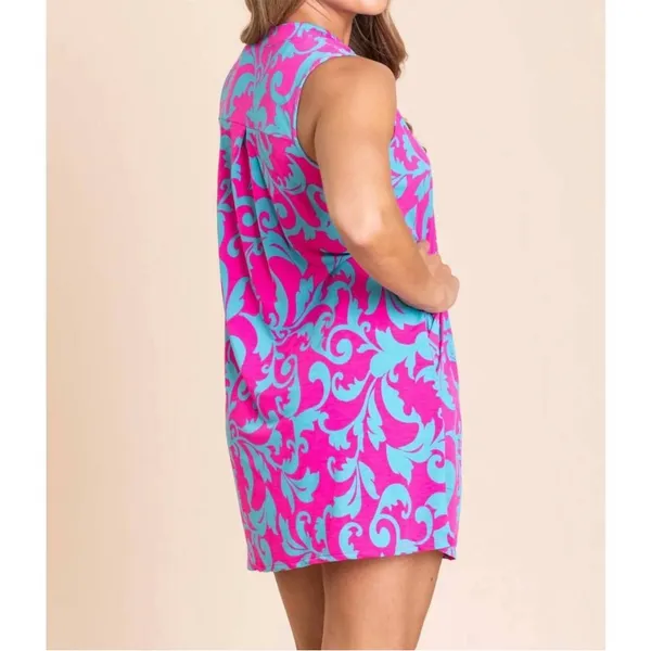 NEW DEAR SCARLETT lizzy dress in fuchsia‎ medium - Image 2