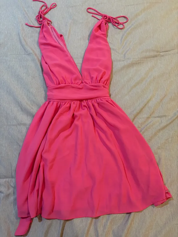 Lucy in the Sky Mini Dress Pink - Image 2