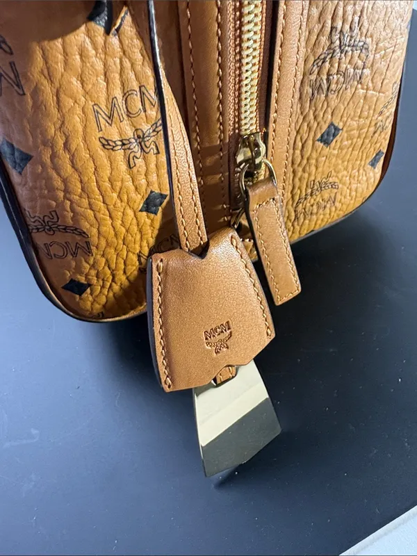 MCM Ella Boston Bag in Visetos - Pre-loved - Image 6
