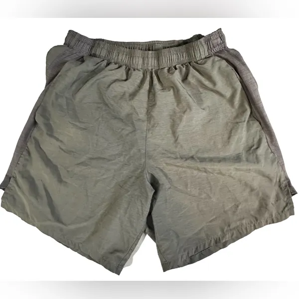 Nike Dri-Fit Gray Workout Running Short with Inner Panty Women Size Small‎ - Image 2