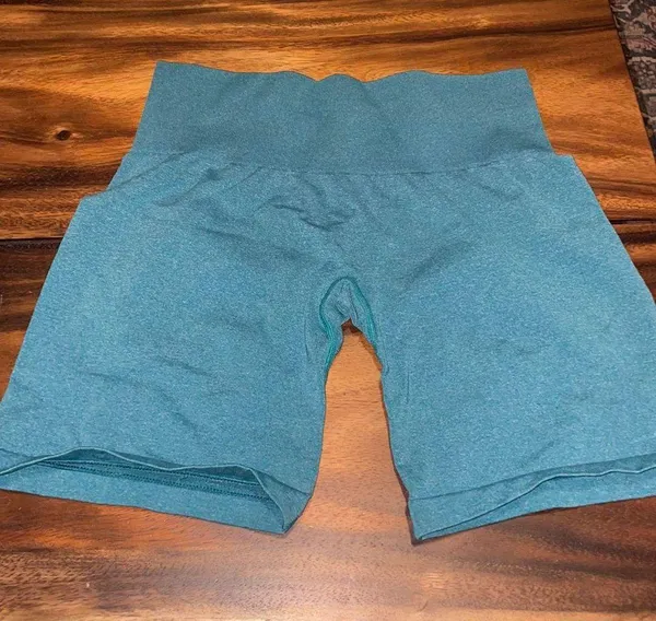 NVGTN Pro Shorts Teal Seamless - Image 4