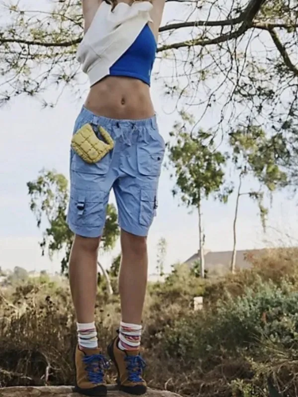 NWT Free People March On Hike Shorts in High Dive - Image 3
