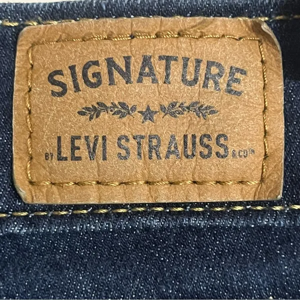 Levi's Jeans Womens 27 Curvy Bootcut Mid Rise Dark Washed Stretch Denim Blue‎ - Image 9
