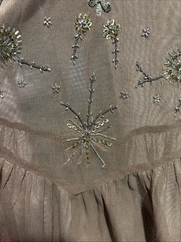 Free People NWT Women's Nightcap Embellished Slip - small - Image 9