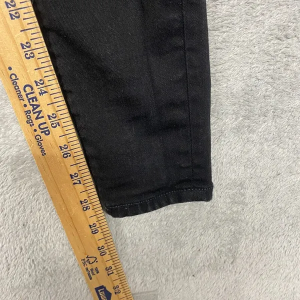 American‎ Eagle Jeans Womens 2 Black Wash High Rise Jegging Ripped Distressed - Image 7