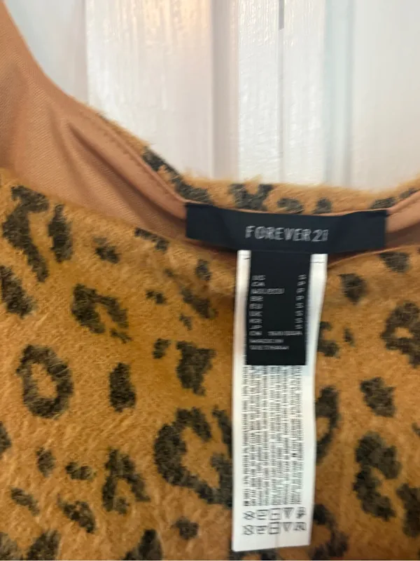 Forever 21 Tan Cheetah Print Tank Top Size Small - Image 5