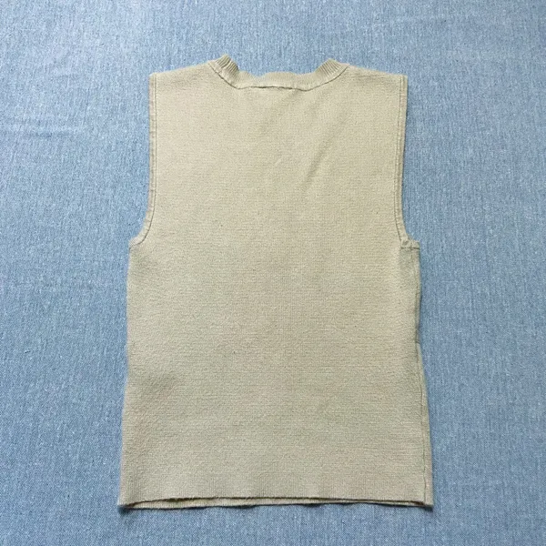Abercrombie & Fitch Knit Underbust Corset Tank Size S in Beige - Image 4