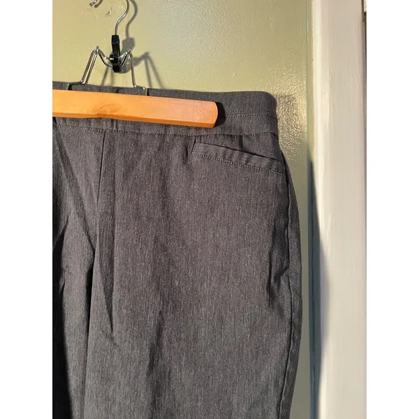 Apt. 9 Women's Size 8 Petite Brynn Pull On Pant Dress Pant Trouser Dark Gray - Image 5