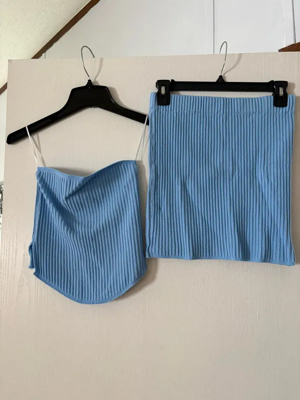 Blue Sweater Tube Set Amazon Size M - Image 2