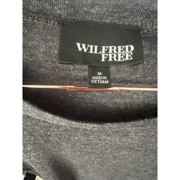 Aritzia Wilfred Free Dark Gray Bodycon Midi Dress Size M‎ Effortless Capsule - Image 4