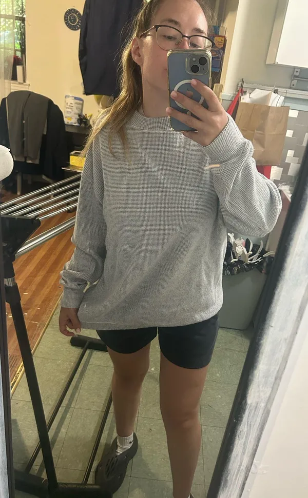Aerie Oversized Pullover Crewneck Sweatshirt - Image 2