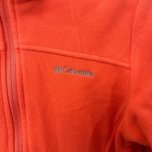 Columbia Jacket Womens S Orange Full Zip Long Sleeve Fleece Jacket Warm Soft‎ - Image 7