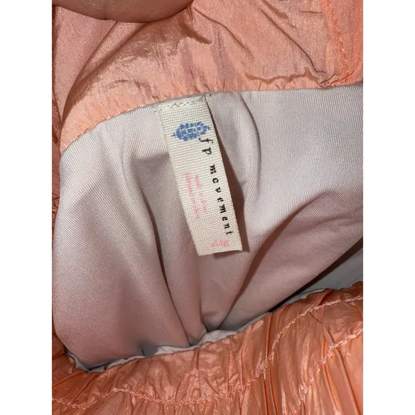 Free People FP Movement The Way Home Peach Shorts Size XL‎ Smocked Waistband EUC - Image 5
