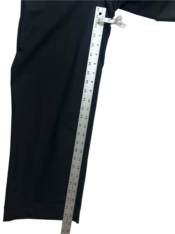 Lululemon City Sleek 5 Pocket Wide Leg Crop Pants Black Size 25 - Image 5