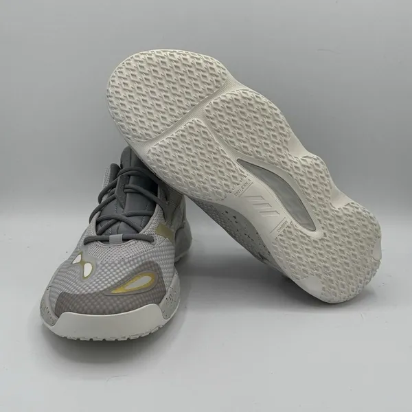 Adidas Exhibit A Candace Parker Womens Basketball‎ Shoes Sz 8.5 Gray Gold GY0992 - Image 6