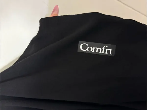 Comfrt Cloud Lounge Long Sleeve Tee Black Size XS Soft Stretch Athleisure - Image 12