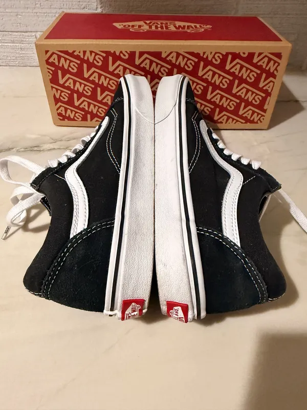 Vans Old Skool Low-Top Sneakers Black Skater Skateboard Retro - Image 6