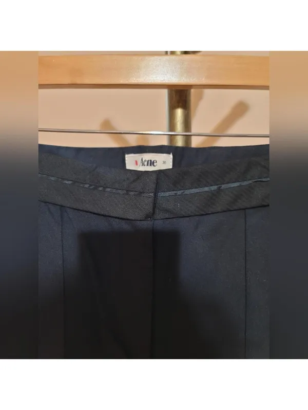Acne Studios Blue Straight Leg Pants New - Image 2