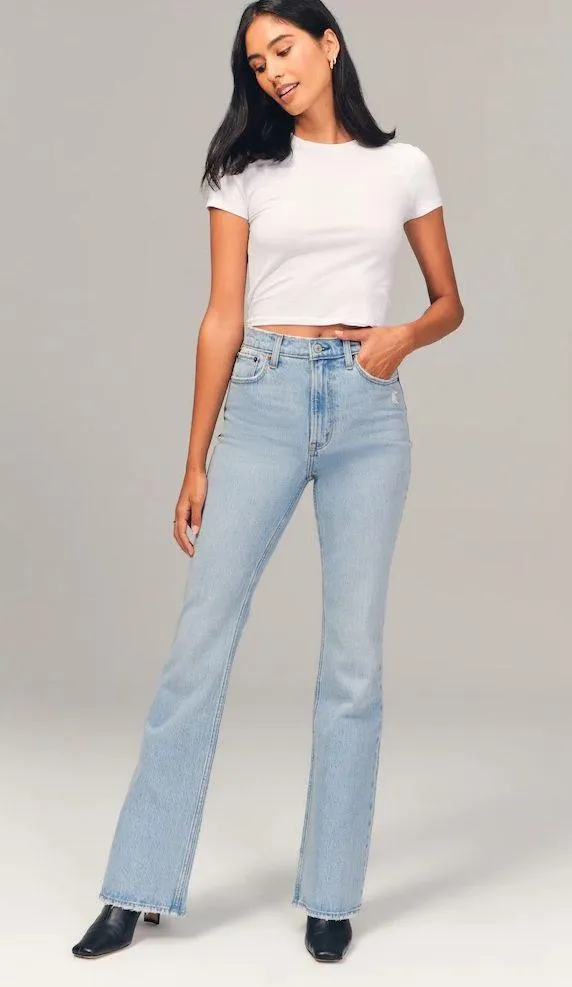 Abercrombie High Rise Vintage Flare Jean - Image 3