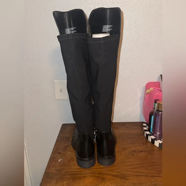 A New Day Black Heeled Boots - Image 3