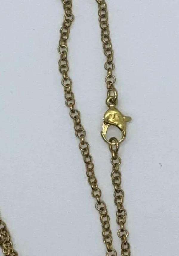 Bronze-Tone Multicolor Glitter Sparkle Rhinestone Necklace - Image 5