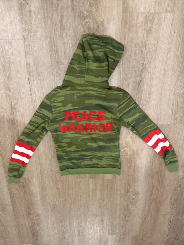 Rare Aviator Nation Peace Warrior hoodie - Image 7