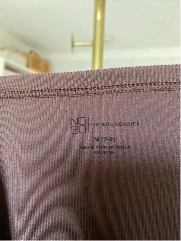 No Boundaries Ribbed Brown Tank Top Minimalist Quiet Luxury Layering Essential M - Image 4