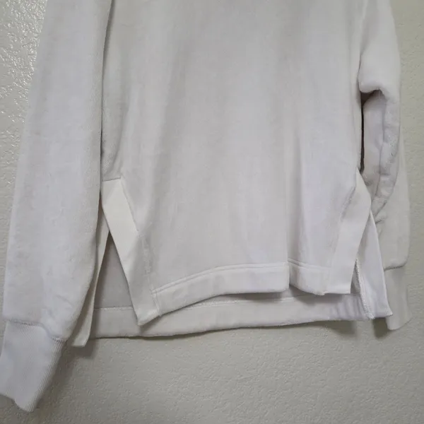 Athleta Women's Small Double Cozy Karma Funnel Neck Pullover Soft Plush Sweater - Image 2