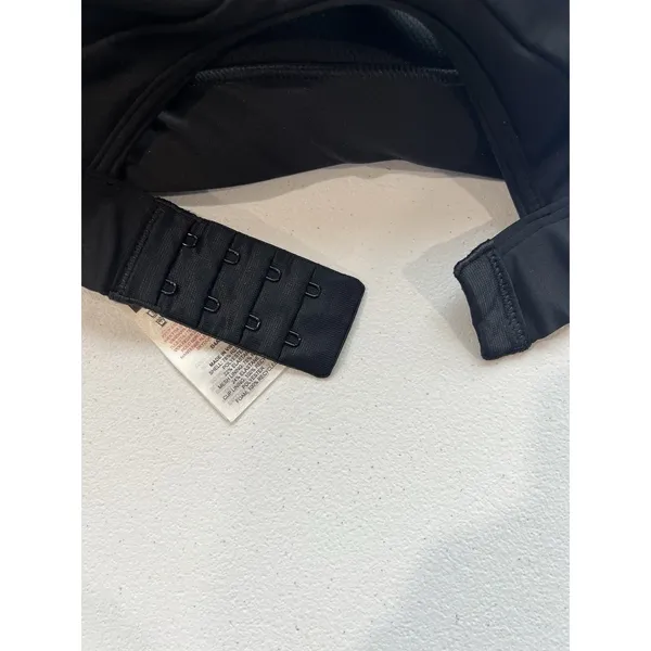 Gymshark High Neck High Support Sports‎ Bra Black Size CR - Image 6