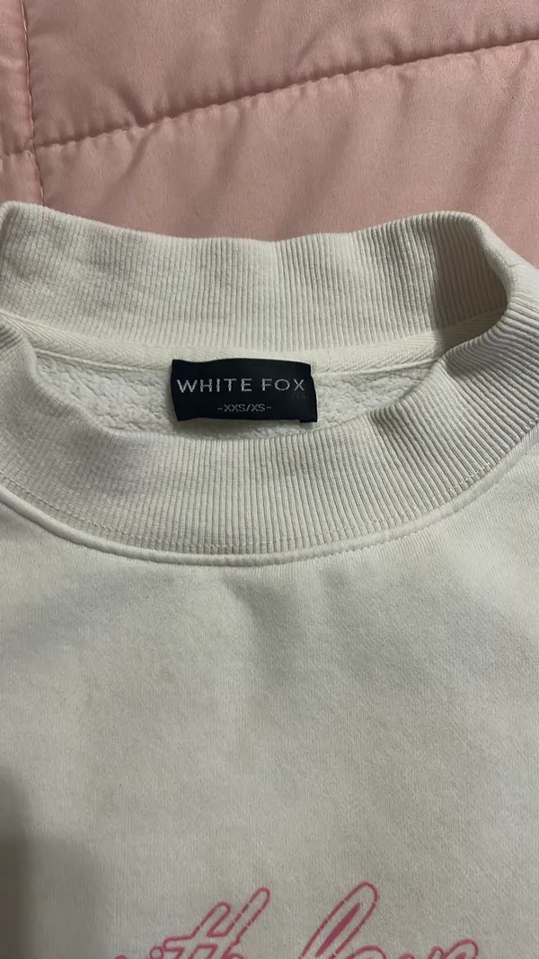 White Fox Boutique pink flower hoodie - Image 2