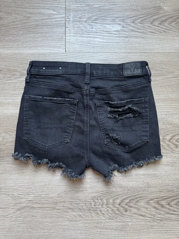 Women’s American Eagle Black Denim Shorts - Image 3
